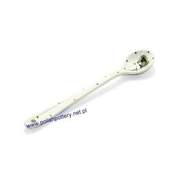 Łyżeczka do latte 18cm dek. 2218X Pawie pióro
